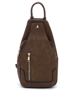 Fashion Sling Backpack AD2766 TAUPE